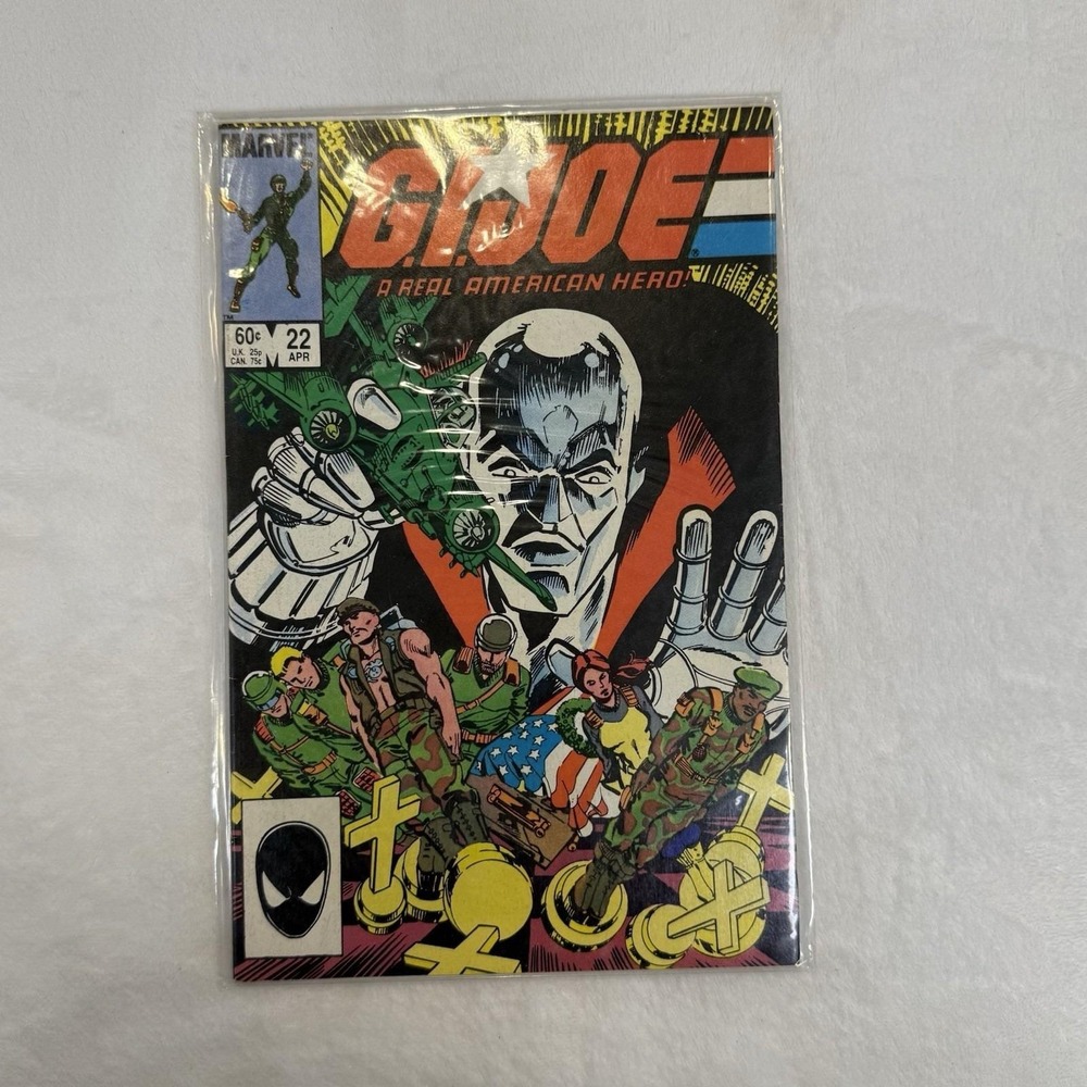 GI Joe A Real American Hero #22 Marvel 1984 Destro Cover High‎ Grade Comic